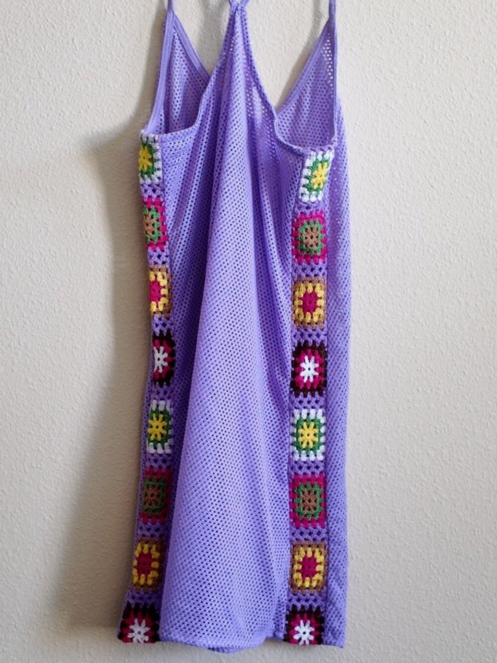 Y2K  no boundaries boho crochet swimsuit coverup size small